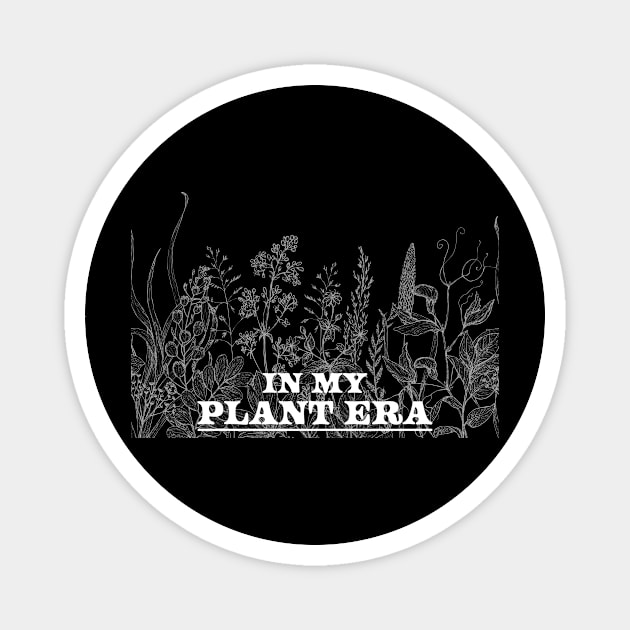 in my plant era - plant lover Magnet by SUMAMARU